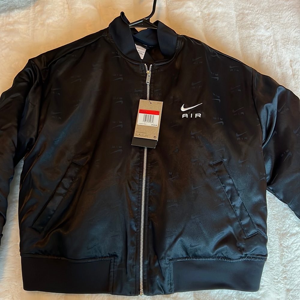 Nike womens bomber jacket. Size large. Brand new